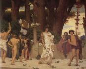 弗雷德里克莱顿爵士 - The Daphnephoria-Detail Right